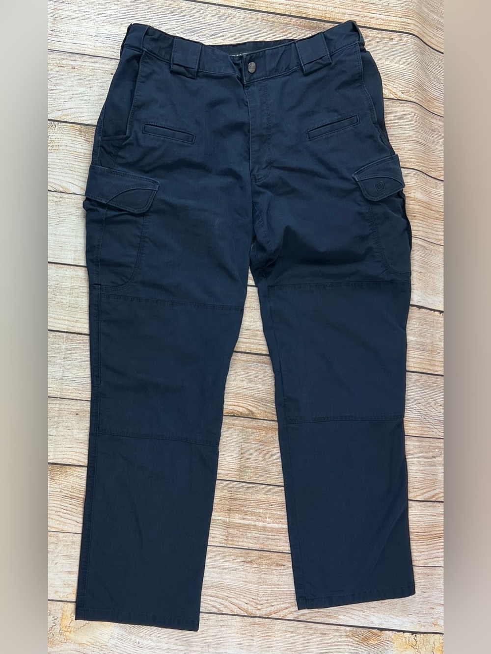 Mens 5.11 Tactical Blue Stryke Cargo Ripstop Workwear Pants Size 34x32
